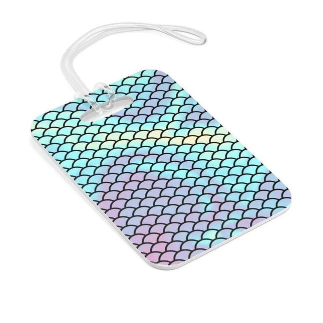 Customizable Mermaid Adventure Luggage Tag - Unique Bag Identifier