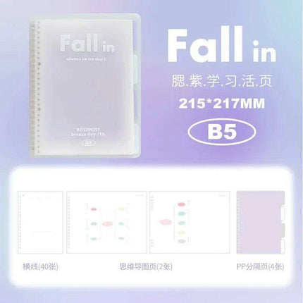 Customizable Ombre A5 & B5 Notebook Set for Stylish Office & School Essentials - Très Elite