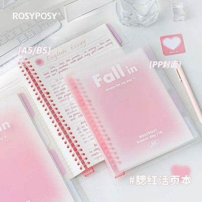Customizable Ombre A5 & B5 Notebook Set for Stylish Office & School Essentials