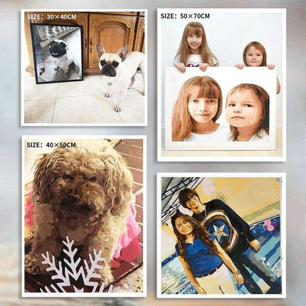 Customizable Paint by Numbers Set: Transform Your Cherished Memories into Stunning Artworks for All - Très Elite