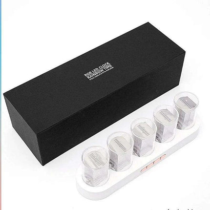 Customizable RGB LED Nixie Tube Clock - Luxurious Gift for Gamers and Stylish Desktop Decor..