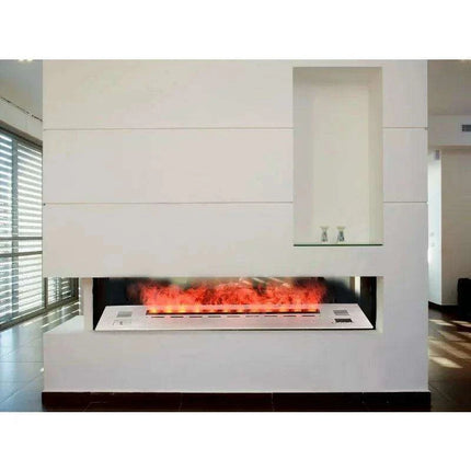 Customizable Smart Electric Fireplace Insert for Commercial Use: Sizes Ranging from 70cm to 200cm with Advanced Features- Très Elite- Très Elite