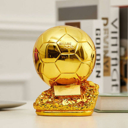 Customizable Soccer Golden Ball Trophy Award - Très Elite