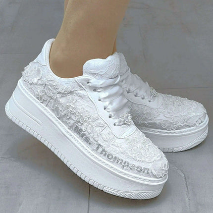 Customizable Sparkling Wedding Sneakers for Unforgettable Moments - Très Elite