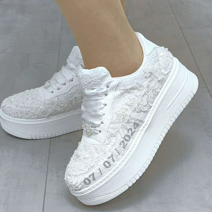 Customizable Sparkling Wedding Sneakers for Unforgettable Moments - Très Elite
