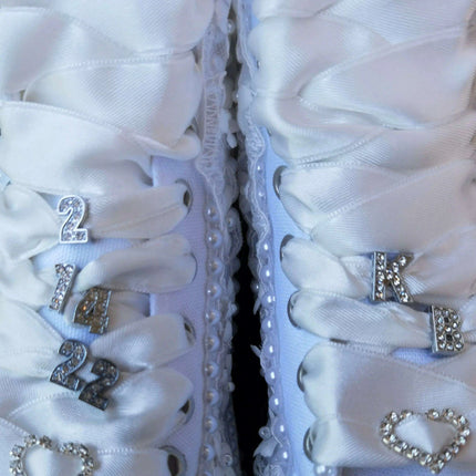 Customizable Sparkling Wedding Sneakers for Unforgettable Moments - Très Elite