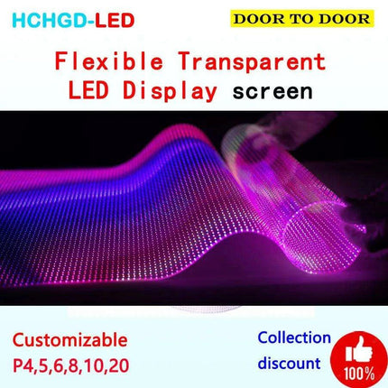 Customizable Transparent LED Film Display - Flexible Glass Screen with Direct Factory Pricing- Très Elite- Très Elite