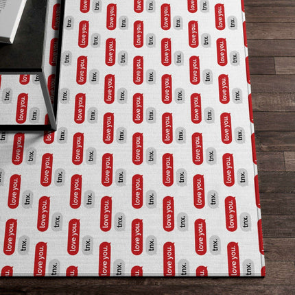 Customizable Valentine's Day Plush Area Rug - Experience Ultimate Comfort and Distinctive Charm - Très Elite