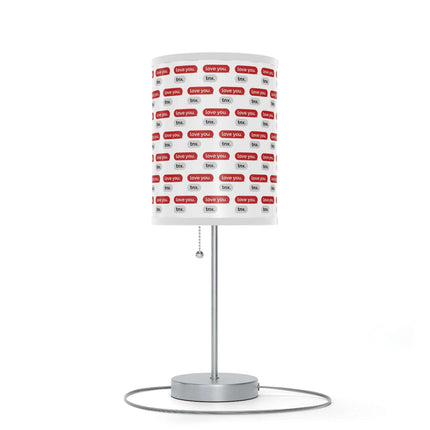 Customizable Valentine’s Luxe Steel Table Lamp with Exquisite Shade - Très Elite