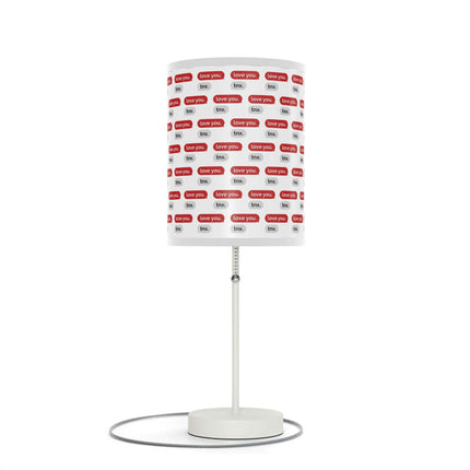 Customizable Valentine’s Luxe Steel Table Lamp with Exquisite Shade - Très Elite
