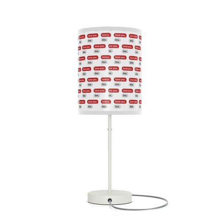 Customizable Valentine’s Luxe Steel Table Lamp with Exquisite Shade - Très Elite