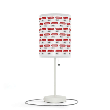 Customizable Valentine’s Luxe Steel Table Lamp with Exquisite Shade - Très Elite