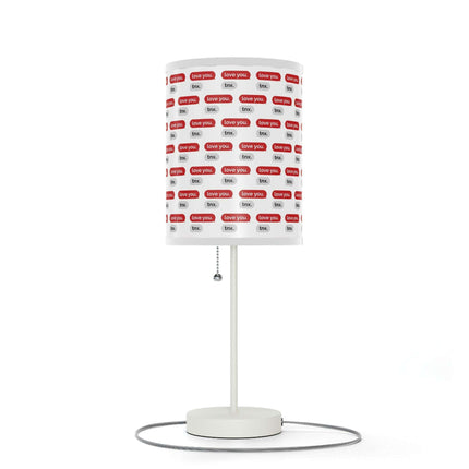 Customizable Valentine’s Luxe Steel Table Lamp with Exquisite Shade - Très Elite
