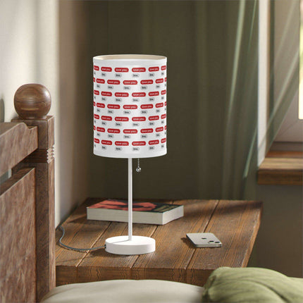 Customizable Valentine’s Luxe Steel Table Lamp with Exquisite Shade - Très Elite