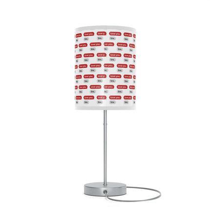 Customizable Valentine’s Luxe Steel Table Lamp with Exquisite Shade - Très Elite