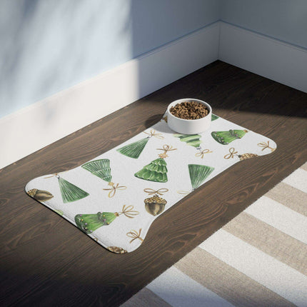 Custom Pet Feeding Mat, Bone or Fish Shape, Non-Slip Foam