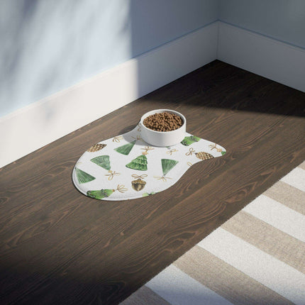 Custom Pet Feeding Mat, Bone or Fish Shape, Non-Slip Foam
