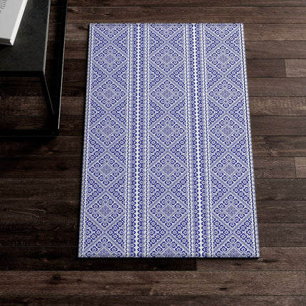 Customizable Winter Wonderland Snowman Area Rug with Anti-Skid Backing - Maison d'Elite Premium Collection - Très Elite