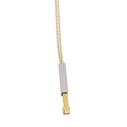 Customize Lovers Name Stainless Steel Necklace Remember Your Most Meaningful Phrase Word - Très Elite