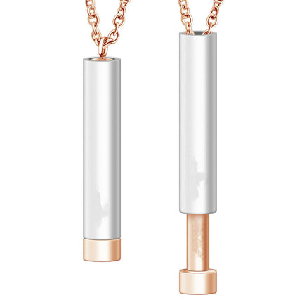 Customize Lovers Name Stainless Steel Necklace Remember Your Most Meaningful Phrase Word - Très Elite