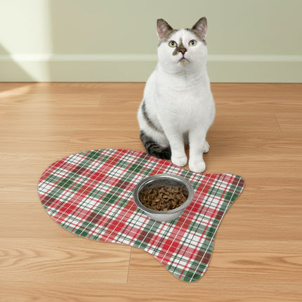 Custom Pet Feeding Mat – Bone or Fish Shape, Non-Slip