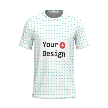 Customized Your Own Birdseye Cloth Crew Neck T-shirt - Très Elite