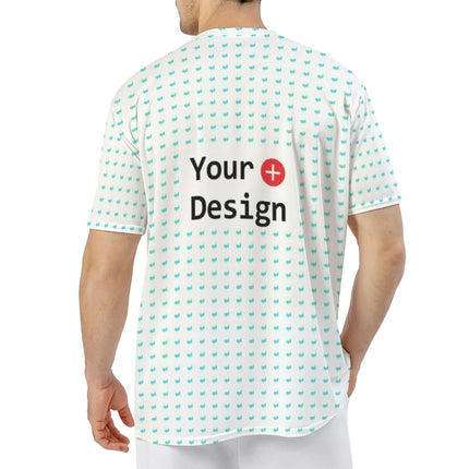 Customized Your Own Birdseye Cloth Crew Neck T-shirt - Très Elite