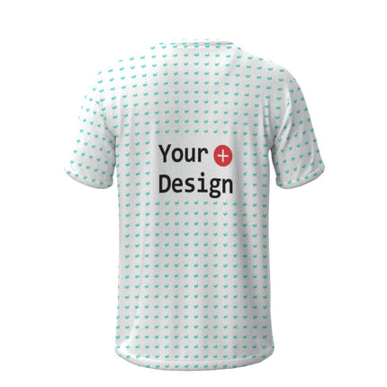 Customized Your Own Birdseye Cloth Crew Neck T-shirt - Très Elite