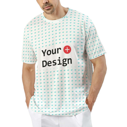 Customized Your Own Birdseye Cloth Crew Neck T-shirt - Très Elite