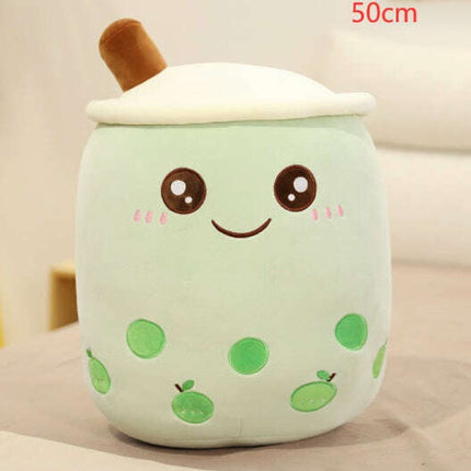 Cute Fruit Drink Plush Stuffed Soft Strawberry Milk Tea Plush Boba Tea Cup Toy Bubble Tea Pillow Cushion Kids Gift - Très Elite