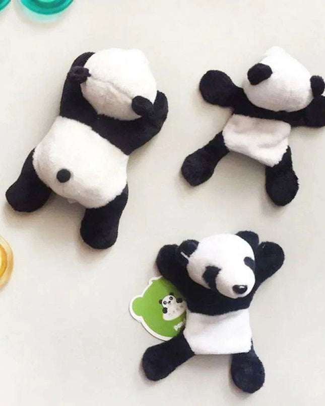 Adorable Plush Panda Magnet - Your Essential Whimsical Home Accessory
