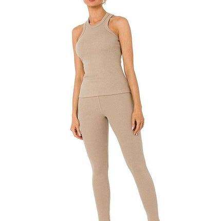Cutout Ribbed Boxer Top with Contemporary Design - Très Elite