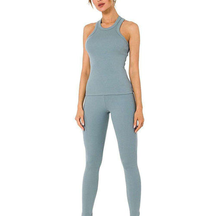 Cutout Ribbed Boxer Top with Contemporary Design - Très Elite
