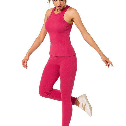 Cutout Ribbed Boxer Top with Contemporary Design - Très Elite