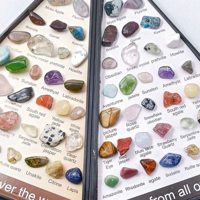 Exquisite Crystal Healing Stone Collection - 36 Distinct Polished Specimens