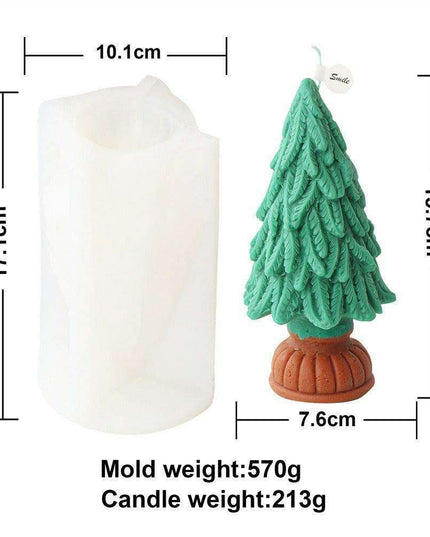 Magical Christmas Candle Making Kit with Santa-Themed Packaging & Scented Adornments