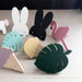 Whimsical Nordic-Inspired Wall Hooks Collection for Kids' Bedroom - Rabbit, Cactus, Bow, Ice Cream Designs