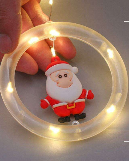 Whimsical Santa Claus LED Curtain Lights for Enchanting Holiday Cheer