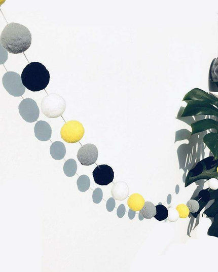 Scandinavian Luxe Cotton Thread Hair Ball Pendant Light