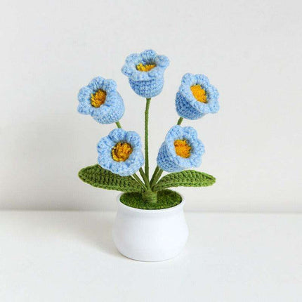 Handcrafted Korean Wool Sunflower Arrangement for Chic Home Elegance