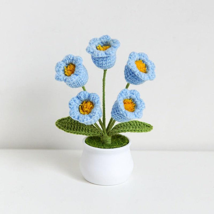 Handcrafted Korean Wool Sunflower Arrangement for Chic Home Elegance