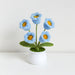 Elegant Korean-Style Wool Sunflower Bouquet for Luxurious Home Enhancement