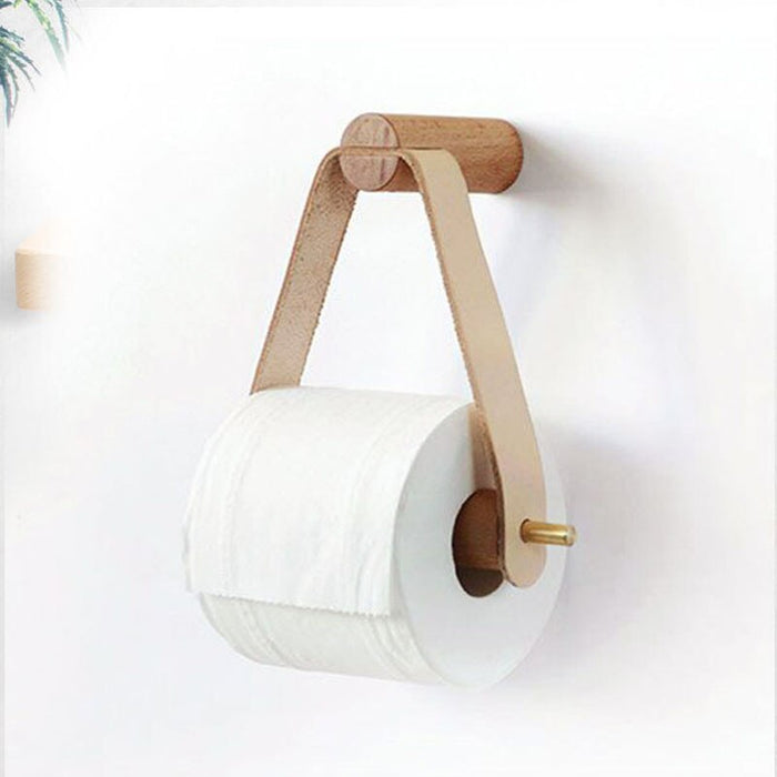 Rustic Hemp Rope Toilet Paper Holder with Vintage Farmhouse Elegance