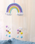 Rainbow Pom Pom Fringe5