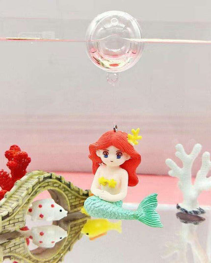 Aquatic Harmony: Chinese-Inspired Resin Sculpture for Enchanting Aquariums