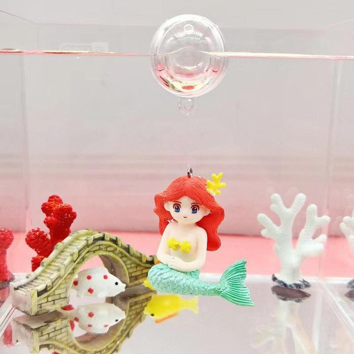 Aquatic Harmony: Chinese-Inspired Resin Sculpture for Enchanting Aquariums