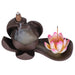 Enchanting Purple Sand Backflow Incense Burner with Aromatherapy Ornaments