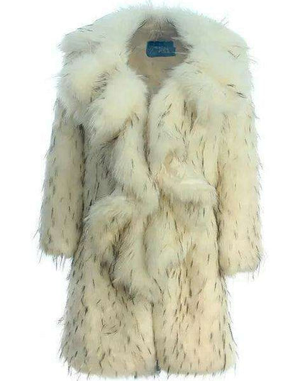 Chic Faux Fur Trench Coat for Women - Ultimate Comfort & Style