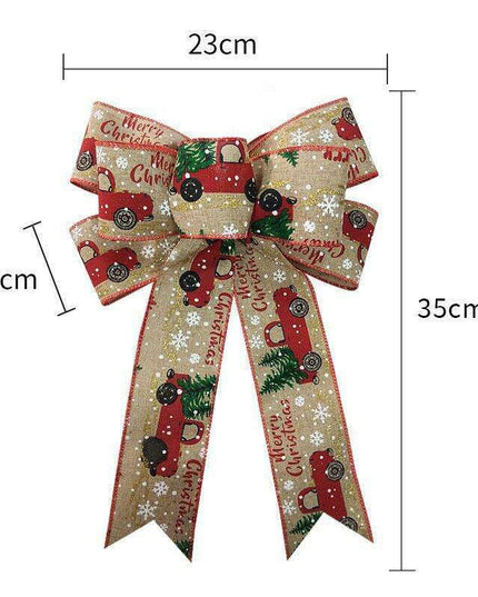 Sophisticated Christmas Ribbon Bow Set: Elevate Your Festive Decor