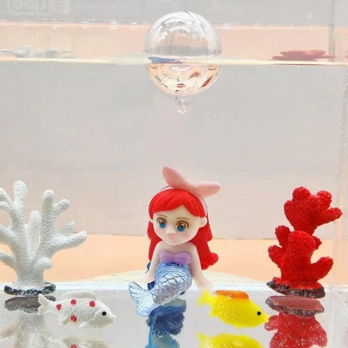 Aquatic Harmony: Chinese-Inspired Resin Sculpture for Enchanting Aquariums